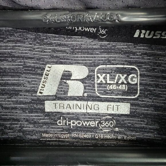 Mens Russell Dri Power 360 1/4 Zip Pullover Shirt Training Fit Long Sleeve XL - Picture 2 of 8